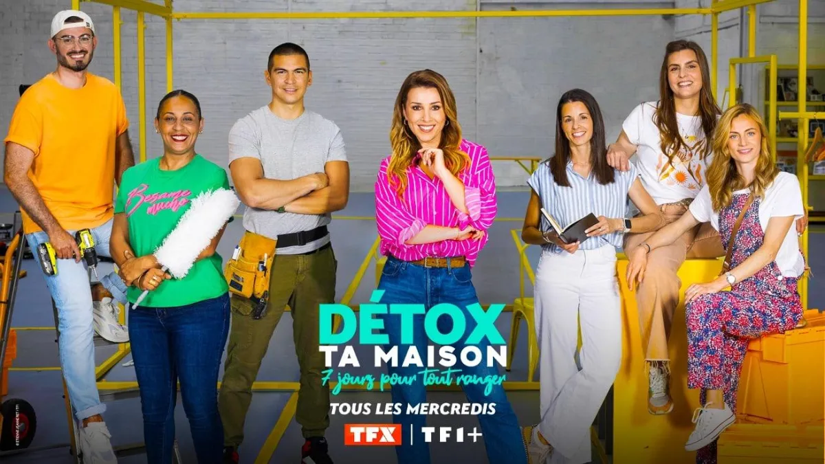 L'équipe de l'émission Détox Ta Maison sur TFX et TF1+